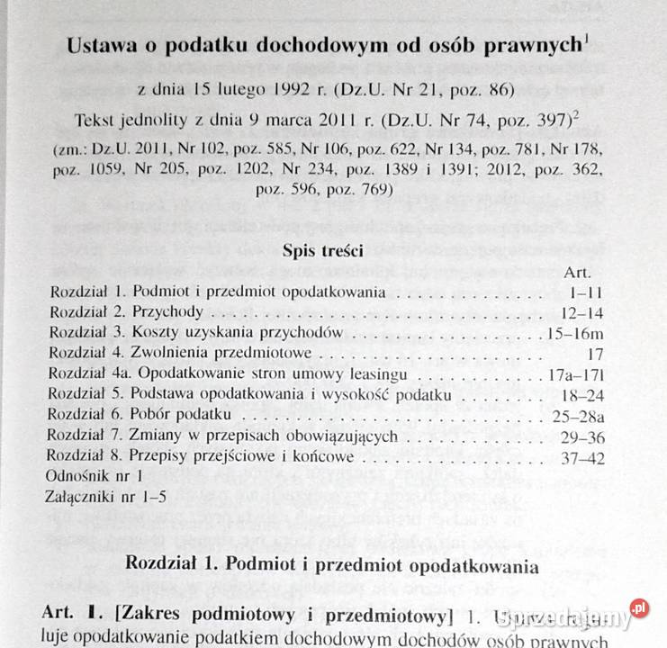 Podatek dochodowy osób prawnych 2012 Aneta miękka Chełm