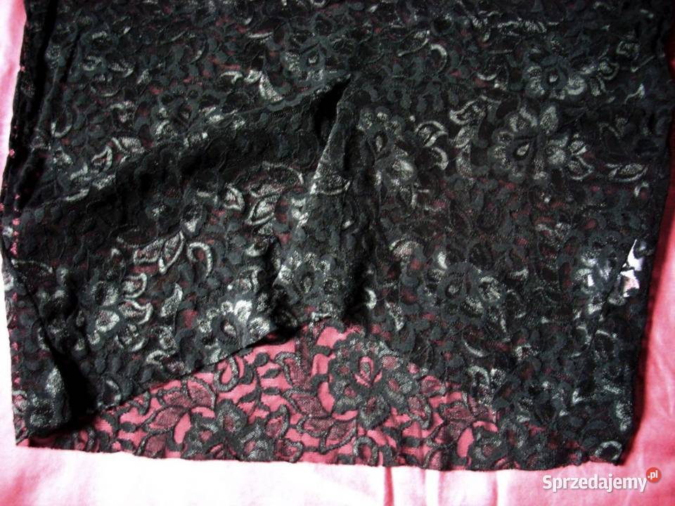 Top Shop Koronkowa czarna bluzka 38 40 Topy i koszulki Nowy Sącz sprzedam