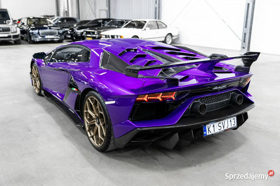 Lamborghini Aventador SVJ LP 770 65 V12 Viola nieuszkodzony Węgrzce