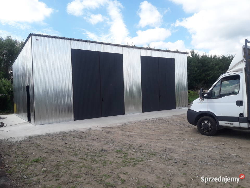 Garaż Blaszany 15x10m Wiata Hala Magazyn wielkopolskie Słupca sprzedam