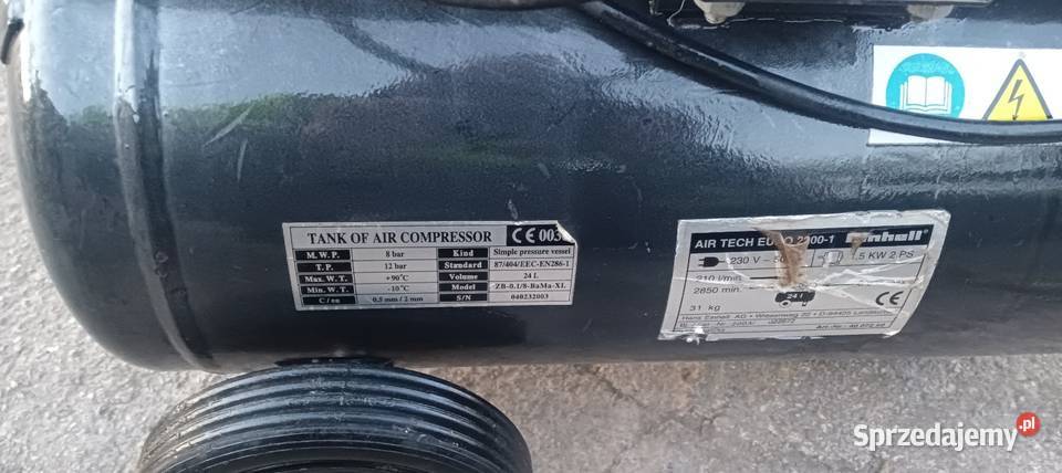 Kompresor kompresory sprężarka olejowy 25l Bolesławiec