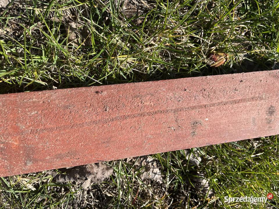 Sprzedam sztachety drewniane malowane czerwone podlaskie Kraśniany