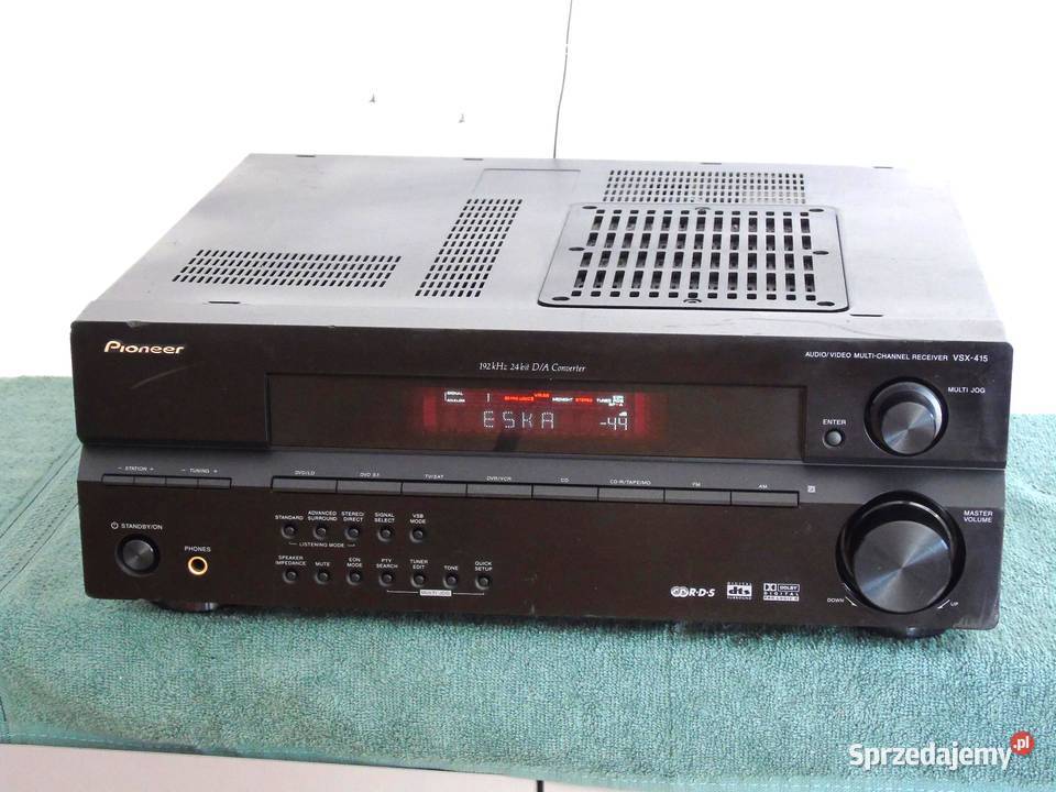 Amplituner Pioneer VSX415 RDS sprawny DOSTAWA Jasło