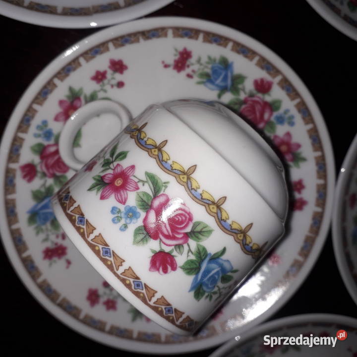 filiżanki sześć sztuk