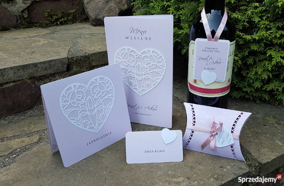 zaproszenia na ślub komunia chrzest małopolskie sprzedam