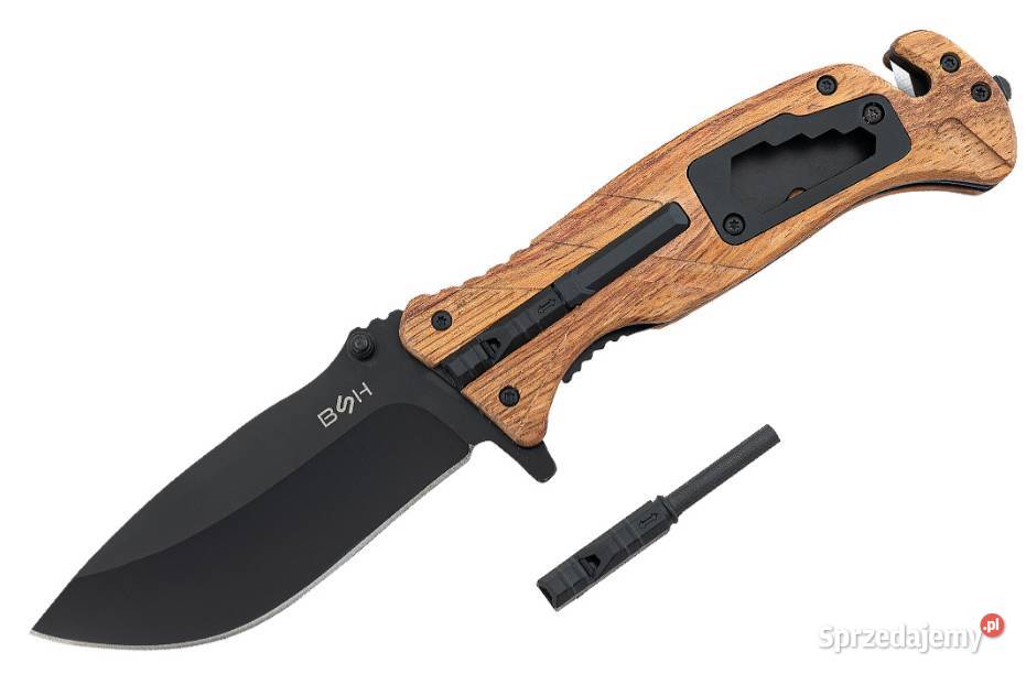 Nóż Nożyk Wielofunkcyjny krzesiwo Gwizdek klucze Sport i Wypoczynek Nowy Sącz