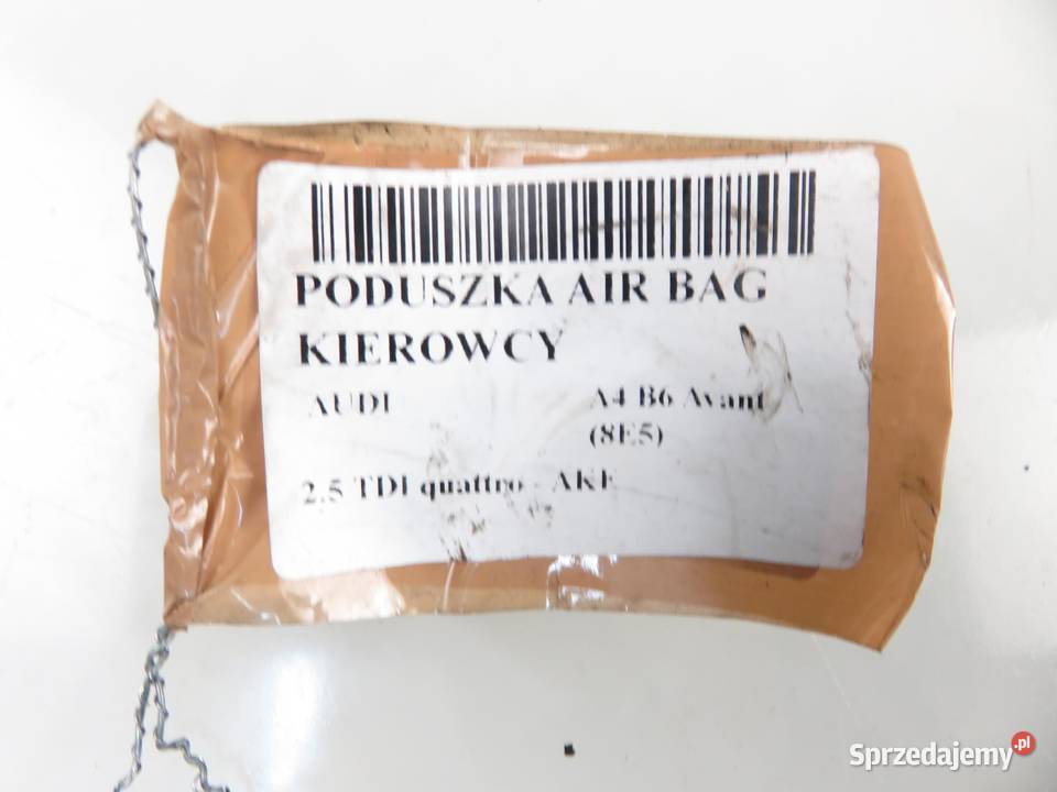 PODUSZKA KIEROWCY AUDI A4 B6 8E0880201S