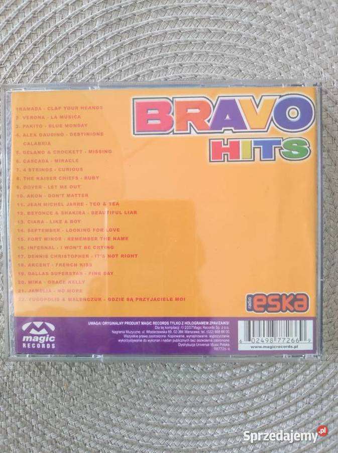 bravo hits vintage kolekcjonerska muzyka cd Kielce sprzedam