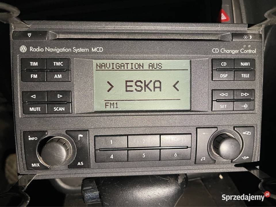 Radio 2din Volkswagen Passat Golf Bora w pełni sprawne Stare Kurowo 