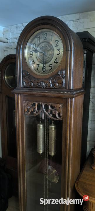 Zegar stojący HAWINA śliczna ciemna Kwaczała