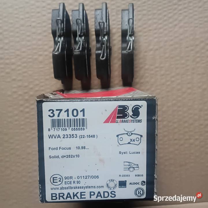 Klocki hamulcowe tył Ford focus Mk1 osobowe Morawica