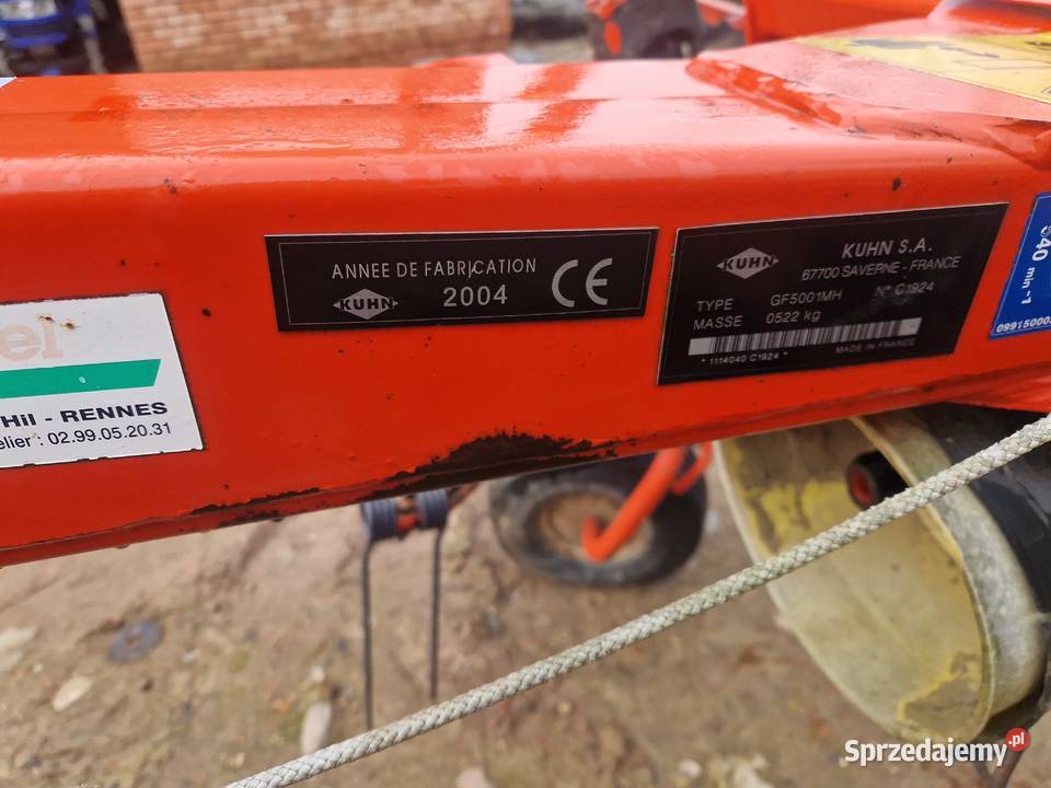 KUHN GF5001MH przegrafiarka przetrząsarka Zelów sprzedam