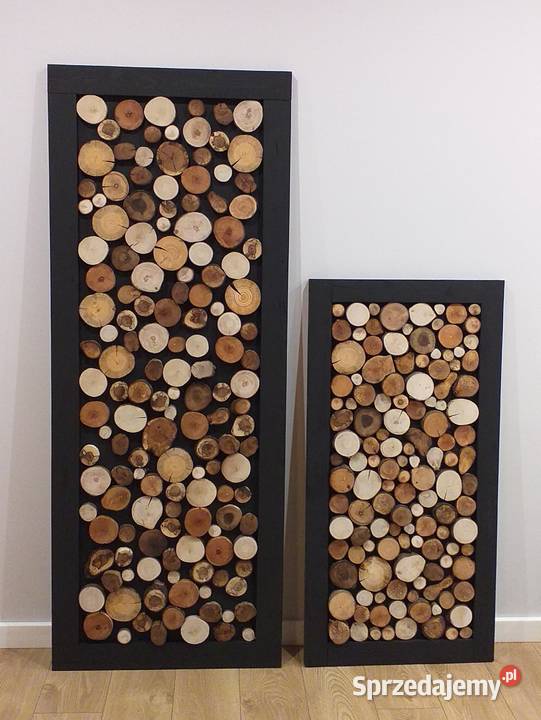 Obraz 120x60 panel plaster drewna drewniana rama dolnośląskie Długołęka