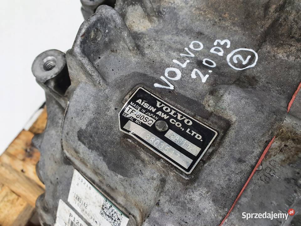 AUTOMATYCZNA SKRZYNIA BIEGÓW Volvo V70 III 20 D Skrzynie biegów manualne Chełm