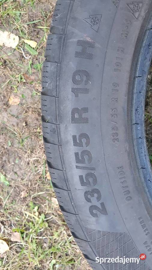 Okazja opony zimowe 24555R19 Continental Tłuczań sprzedam
