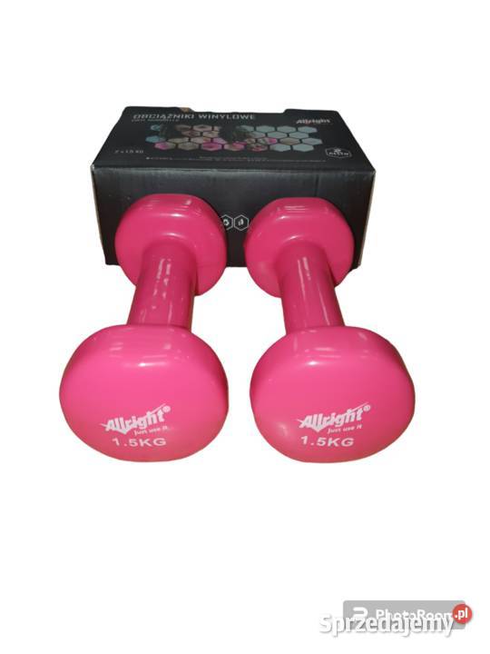 Hantle winylowe fitness 2 x 15 Dębica sprzedam