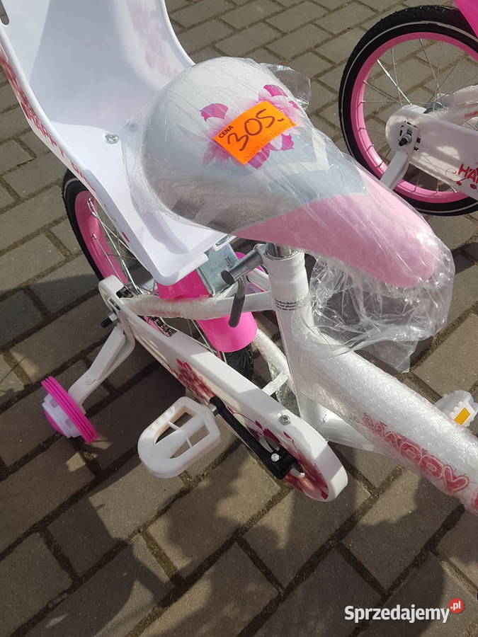 Rower ROWEREK dziecięcy Happy Baby 16 różowy wielkopolskie Głogowa sprzedam