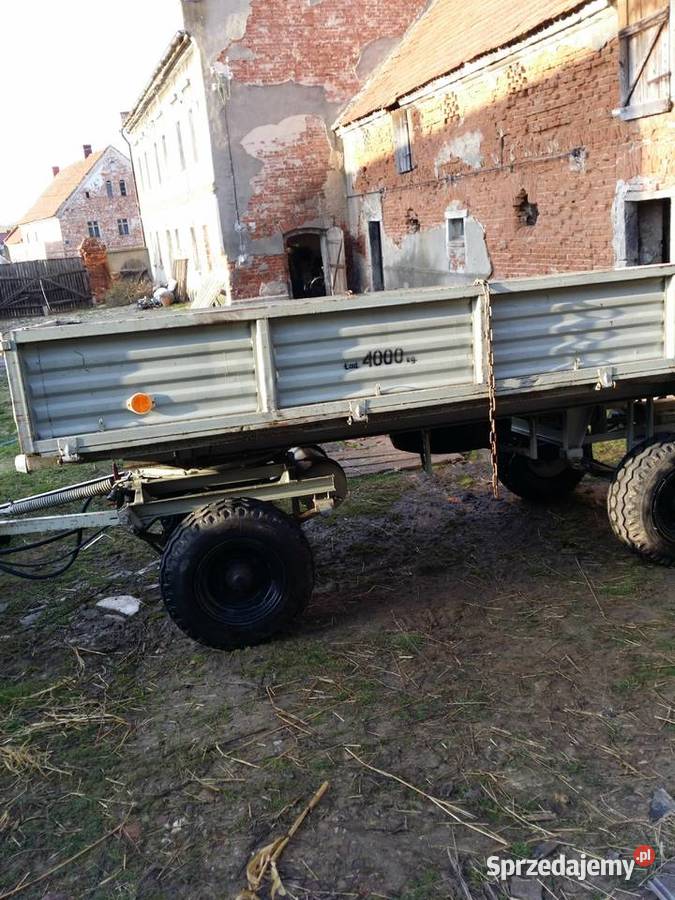 Przyczepa rolnicza wywrotka Sanok D 732 wywrotka nieuszkodzony Nysa sprzedam