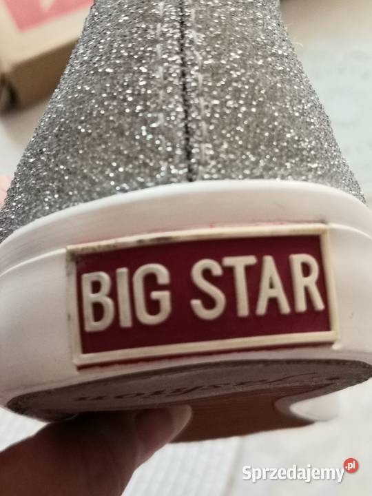 srebrne tenisówki firmy BIG STAR Grodzisk Mazowiecki