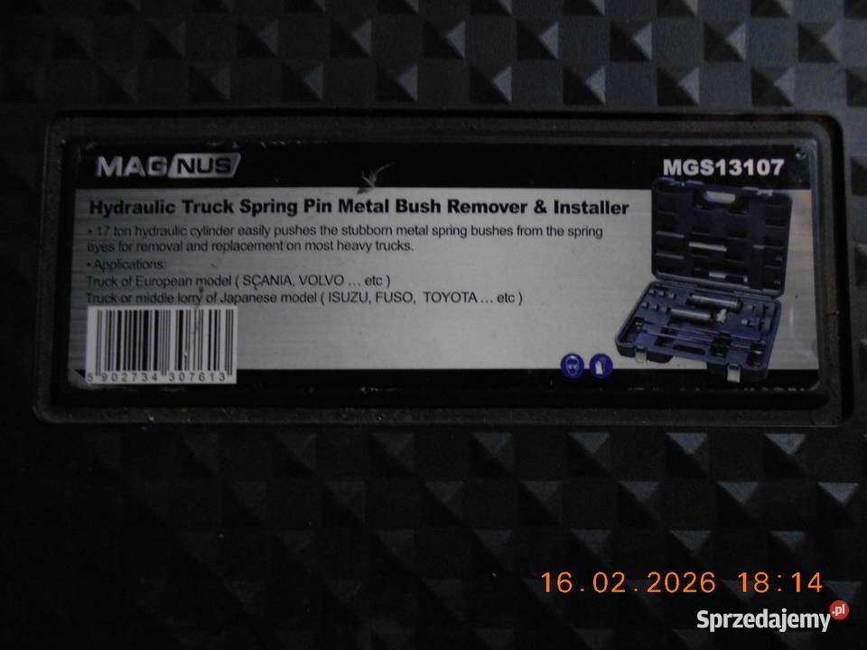 ŚCIAGACZ DO TULEI ZAWIESZENIA Z SIŁOWNIKIEM Szczecin