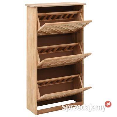 vidaXL Szafka na buty 55x20x104 lite drewno Warszawa