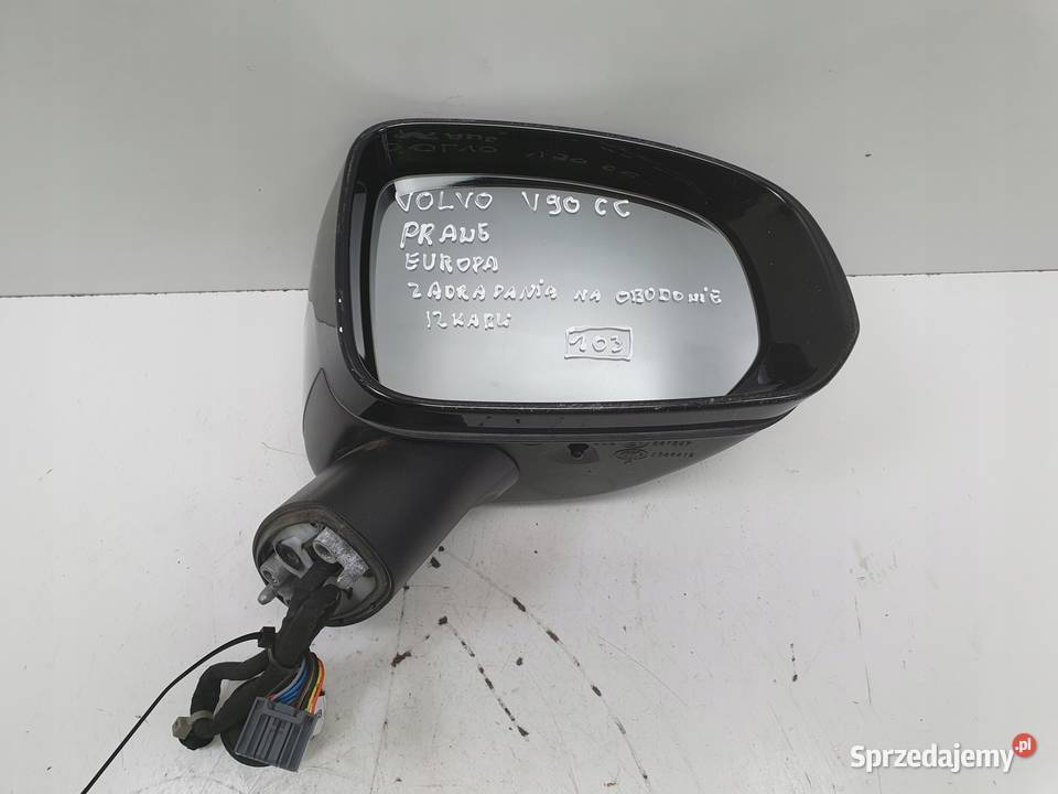 LUSTERKO PRAWE PASAŻERA Volvo S90 V90 II 12 Chełm