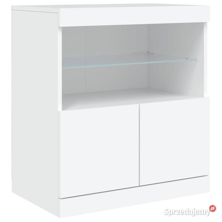 Szafka z oświetleniem LED biała 1425x37x67 mazowieckie Warszawa