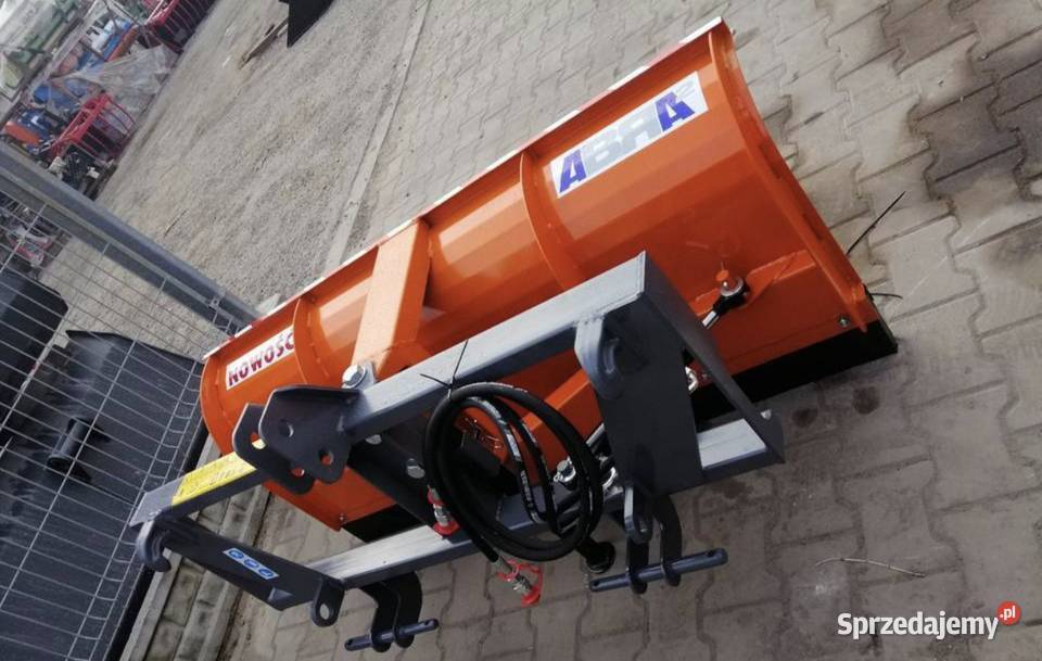 Pług śnieżny firmy ABRA Środa Śląska