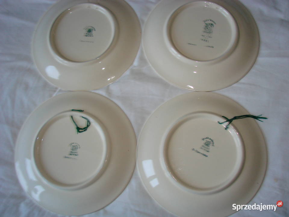 Włocławek fajansowy talerz PRL Pruszcz Gdański