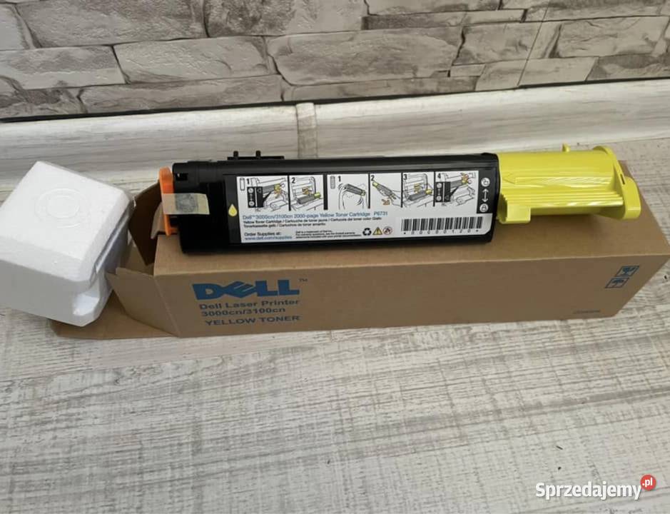 Nowy toner Dell Laser Printer 3000cn3100cn Yelow kujawsko-pomorskie Mogilno