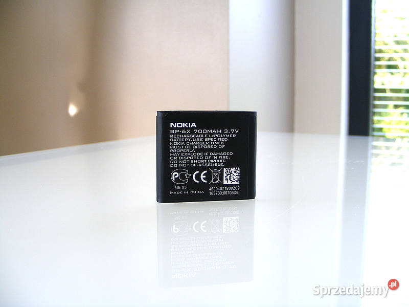 Nowa oryginalna bateria BP6X Nokia 8800 Sirocco łódzkie Łódź