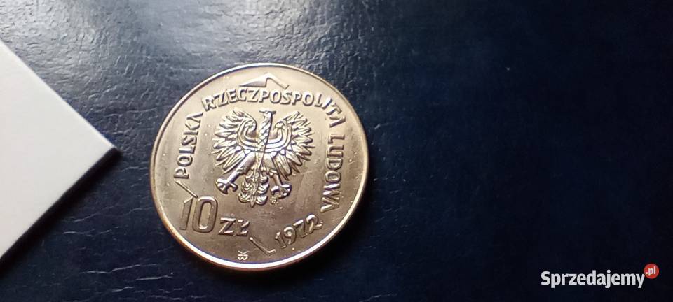 Stare monety 10 złotych 1972 Port w Gdyni Polska Lesko