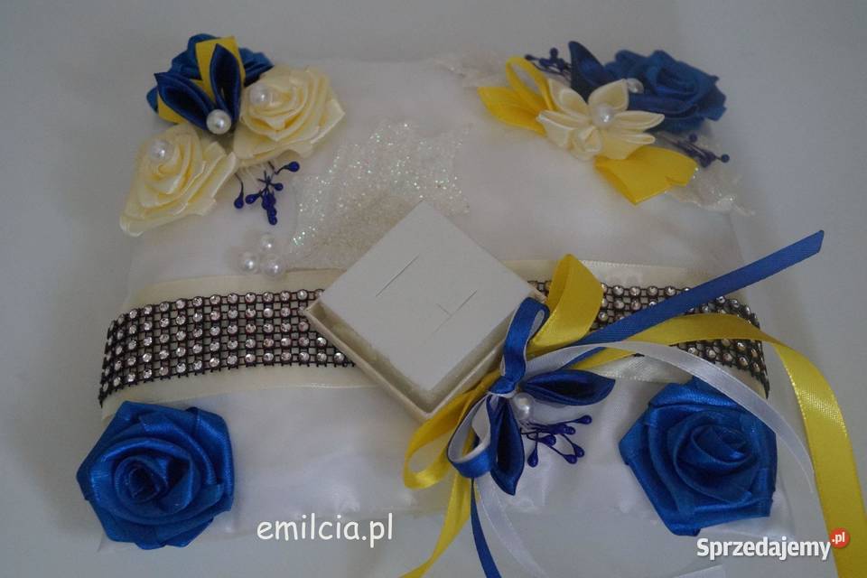 Poduszka Na OBRĄCZKi OZDOBA ŚLUB Wesele Zielona Góra sprzedam
