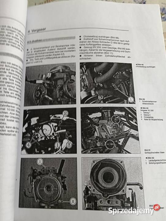 Yamaha Virago 125250 książka naprawcza Lubliniec