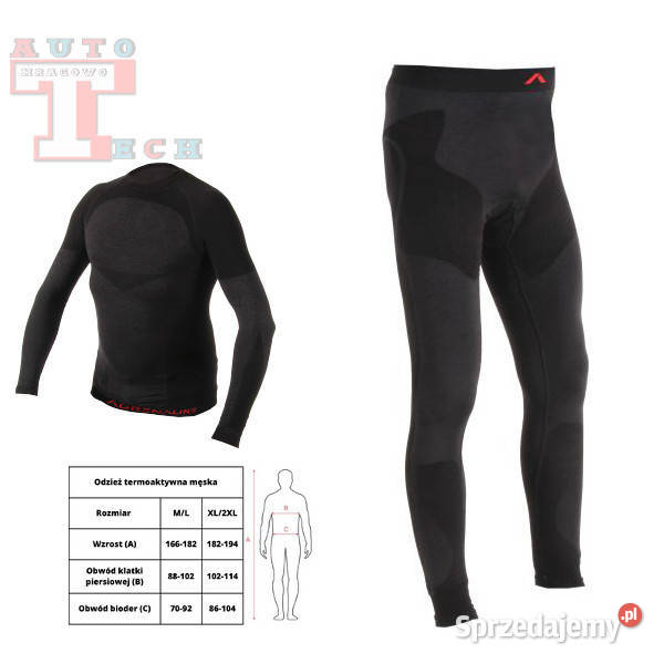 BIELIZNA TERMOAKTYWNA MĘSKA MERINO WOOL ML XL2XL Mrągowo