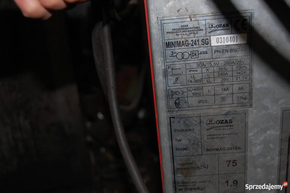 Półautomat spawalniczy MIG 241 SG Ciechanów sprzedam