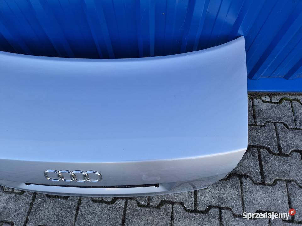 KLAPA BAGAŻNIKA AUDI A4 B6 SEDAN LY7W SREBRNA Działoszyce
