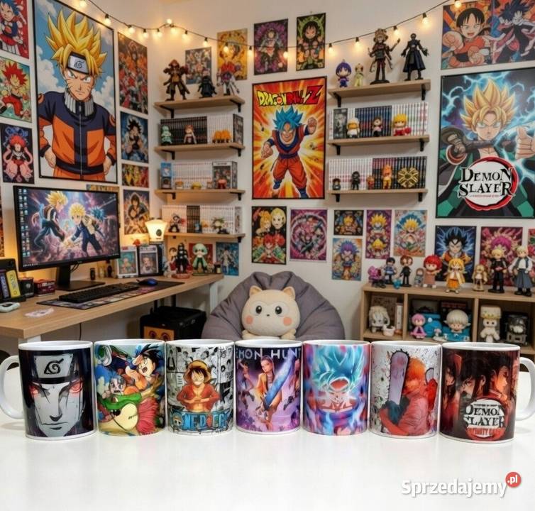 Zestaw prezentowy fana manga anime 7 kubkow