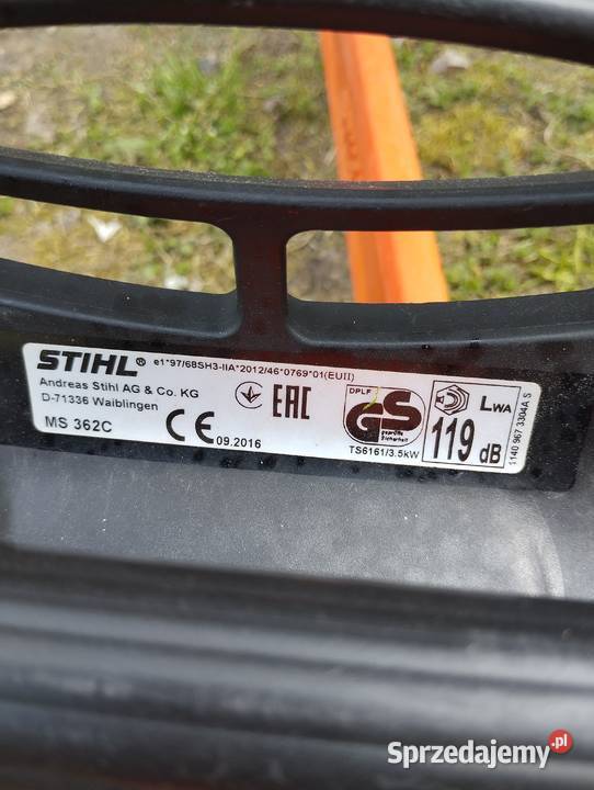 Piły spalinowe Stihl MS 180 MS 230 CMS 362 C Gościeradów Ukazowy sprzedam