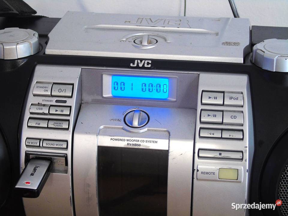 Radio odtwarzacz z USB mp3 JVC RVNB50 mega bas Radioodtwarzacze Jasło sprzedam