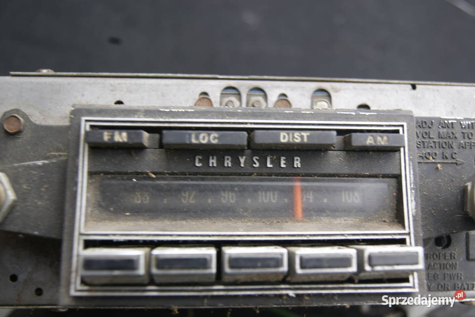 RADIO CHRYSLER DELCO ORGINAŁ Części i akcesoria motocyklowe Rybnik