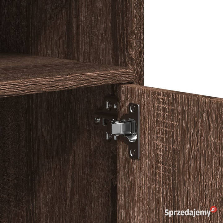 Szafka na kółkach brązowy dąb 60x48x81 WM853170 Warszawa