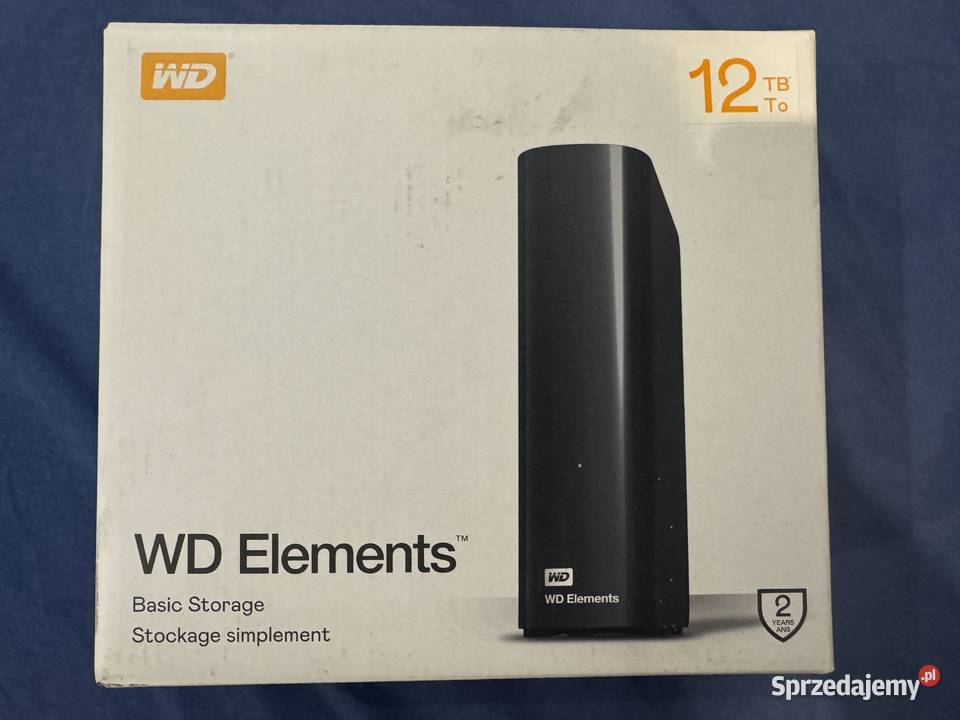 Dysk zewnętrzny WD Elements Desktop 12TB USB 32 Dyski śląskie Dąbrowa Górnicza