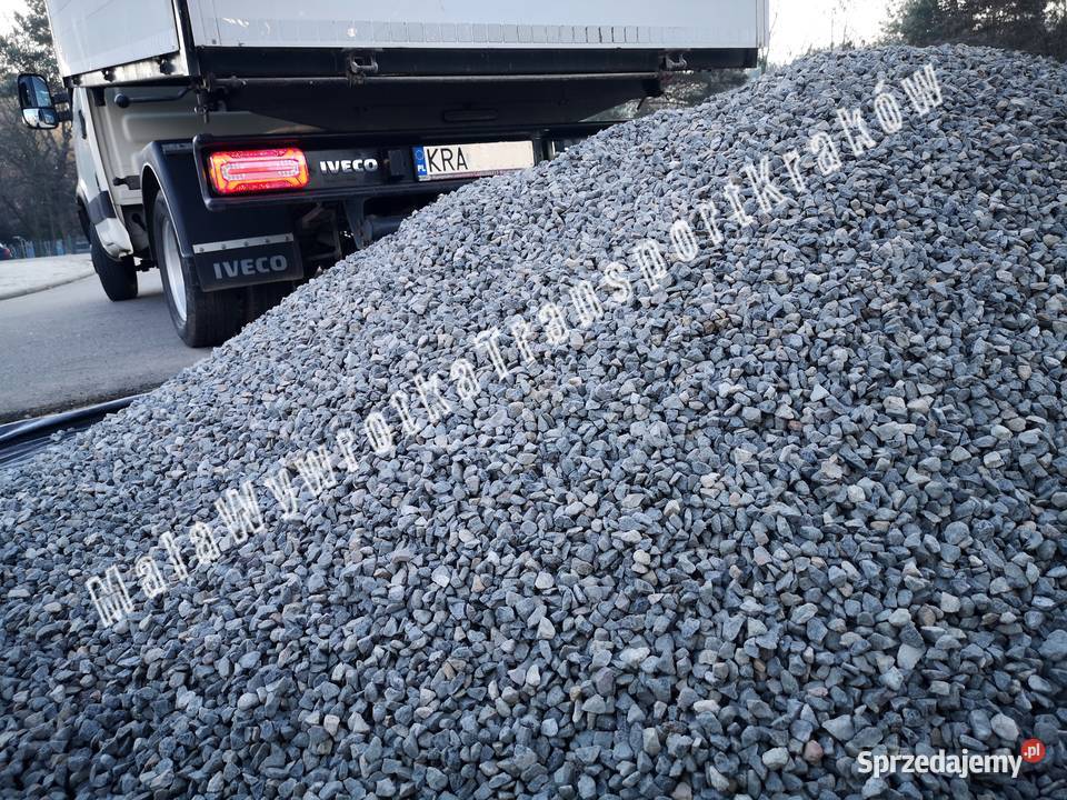 Grys szary kamień ozdobny kruszywo dolomit 816mm