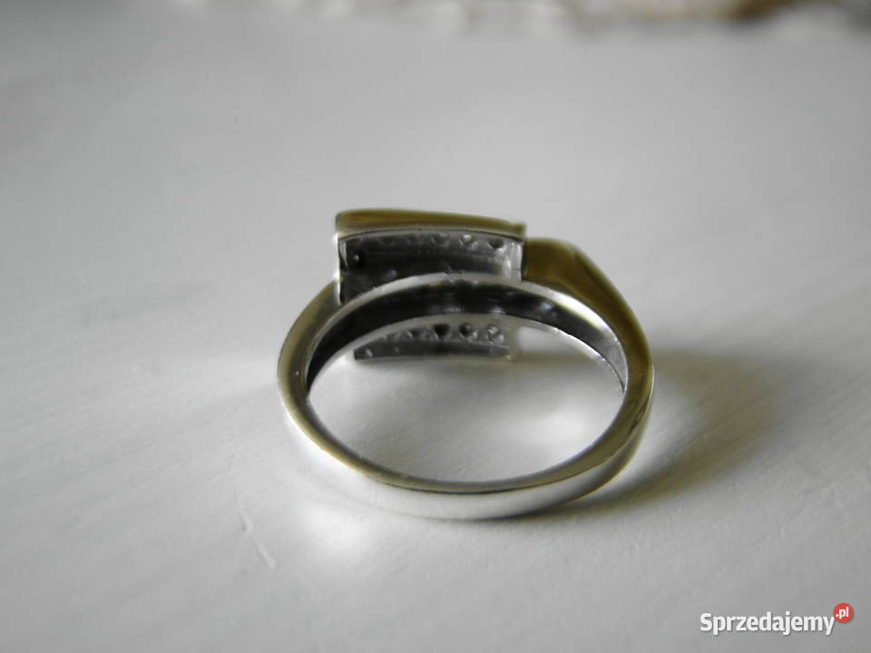 Piękny okazały pierścionek srebro 925 Biżuteria sprzedam