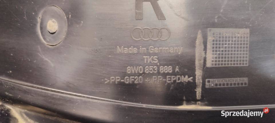 AUDI A4 B9 NADKOLE PRAWY PRZÓD 8W0853888A Nadkola sprzedam