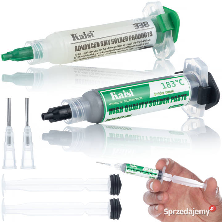 Zestaw Lutowniczy Flux 338 Cyna 183C 2x Tłoczek Ludźmierz