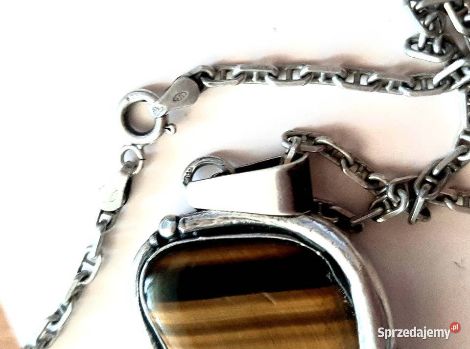 Srebrny unikat z tygrysim okiem Rzeszów