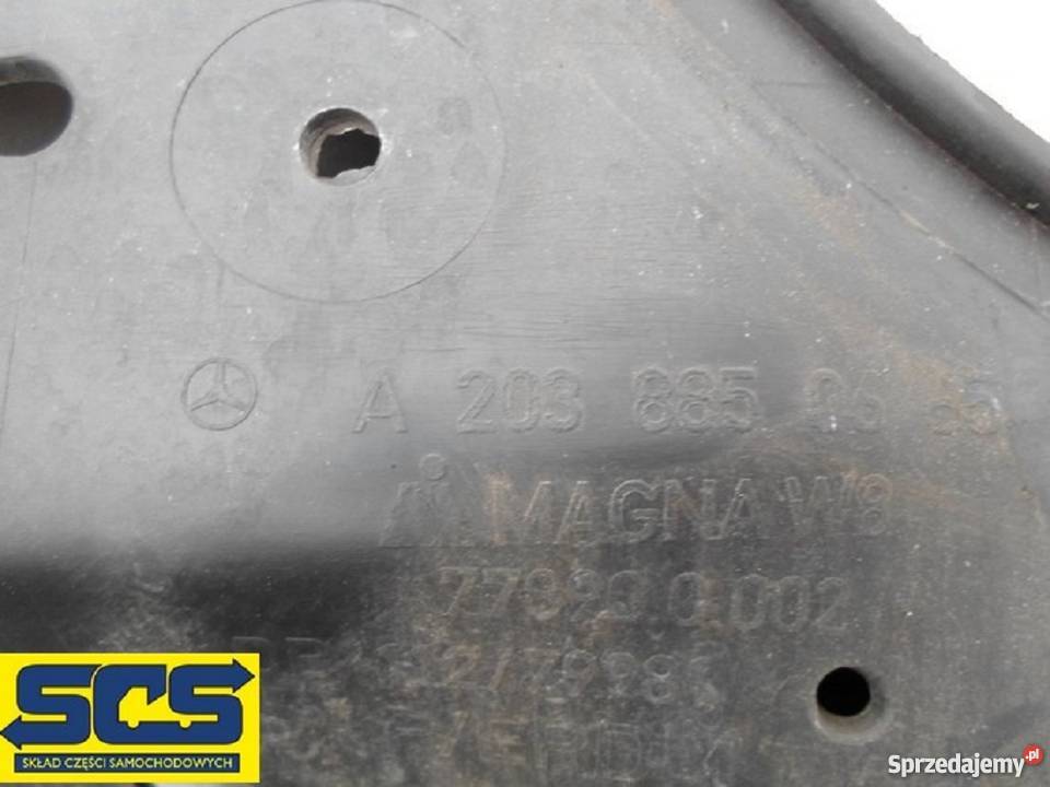 MERCEDES C KLASA W203 ZDERZAK BELKA WZMOCNIENIE Bieleń