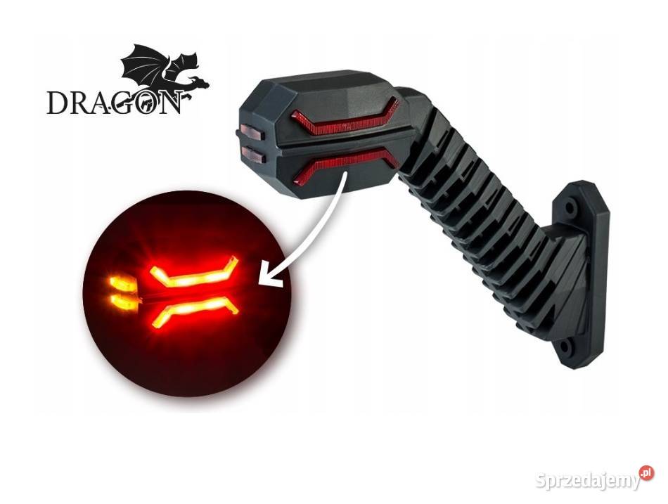 LAMPA OBRYSOWA HORPOL LED DRAGON ROGOWA LEWA Chełm